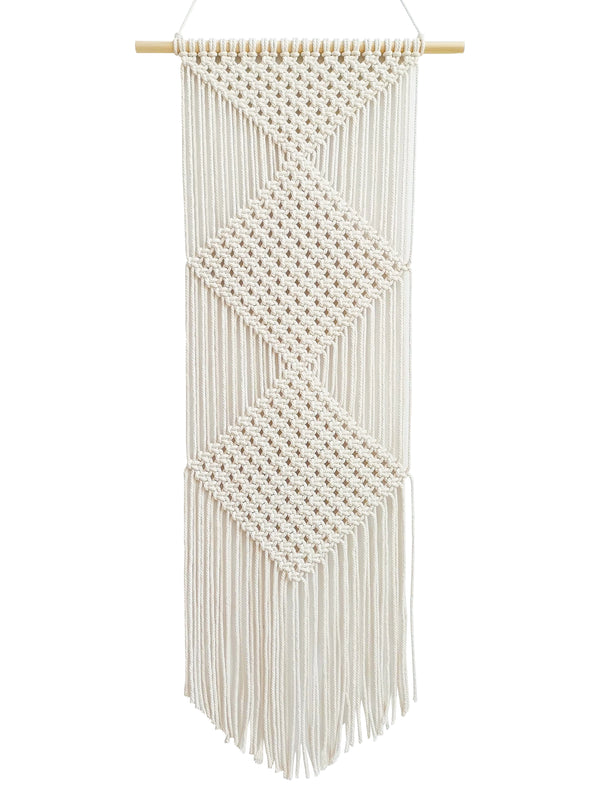 Large Macrame wall Hanging - Diamond Design