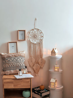 Macrame Dream Catcher - Three Leaf Design