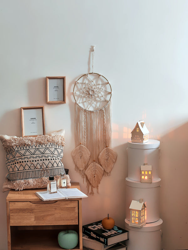 Macrame Dream Catcher - Three Leaf Design