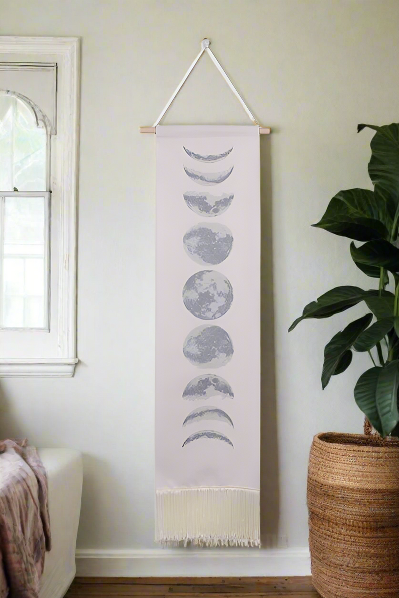 Moon Phase Tapestry - Set of Two