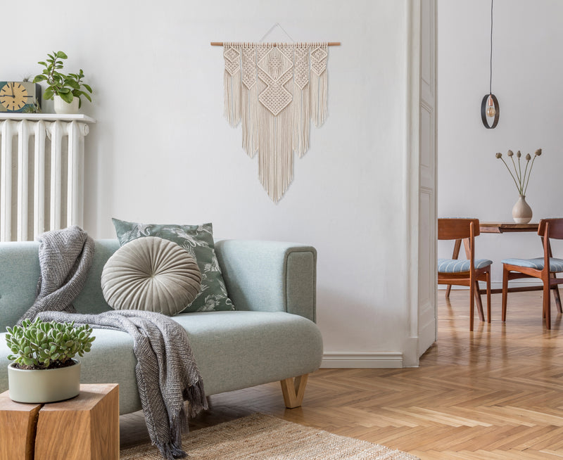 Large Macrame Wall Hanging - The Rustic Boho Design