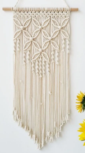 Macrame Wall Hanging - New Butterfly Design