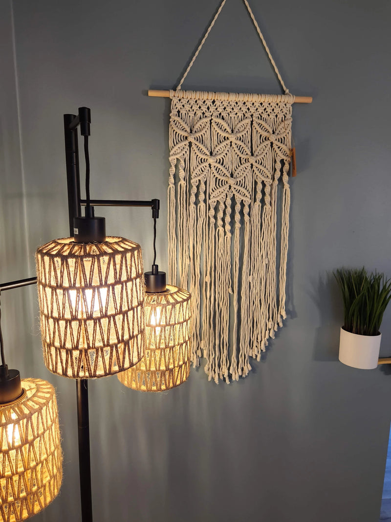 Macrame Wall Hanging - New Butterfly Design