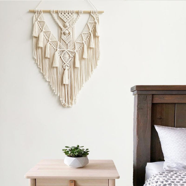 Macrame Wall Hanging - Multi-Tassel Design