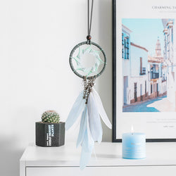 Car Dream Catcher with Natural Feathers