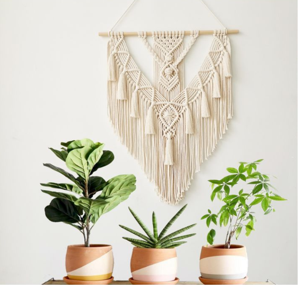 Macrame Wall Hanging - Multi-Tassel Design